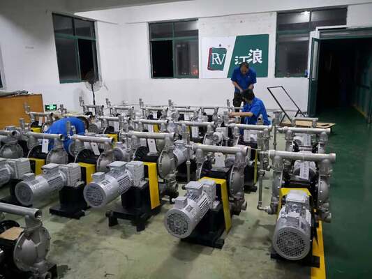 2-дюймовый электрический мембранный насос со взрывозащищенным двигателем, производительностью 10,5 м³/ч для низконапорных применений