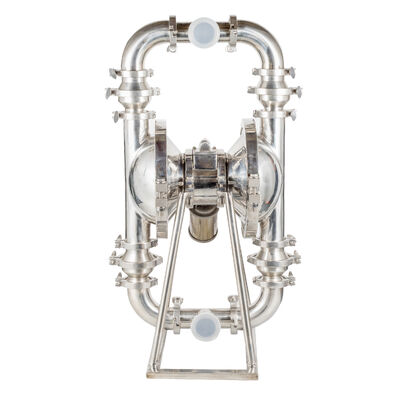 Нержавеющая сталь AODD двухмембранный насос с максимальным давлением 120 psi и максимальным расходом 150 галлон/мин