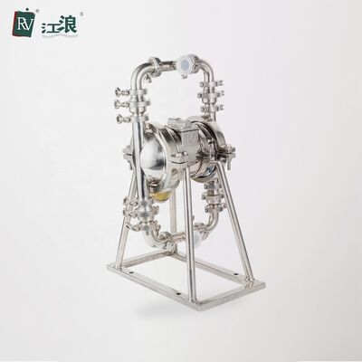 Санитарный мембранный насос AODD с PTFE-мембраной для очистки сточных вод с максимальным давлением 120 psi