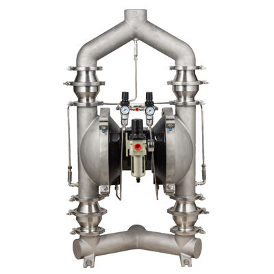 Новый дизайн пневматического порошкового насоса с диафрагмой из ПТФЕ и скоростью потока 150 гпм для промышленных применений