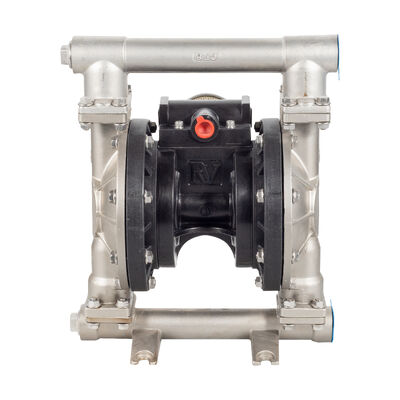 Мини мембранный вакуумный насос без масла, пневматический, с максимальным давлением 120 psi, максимальным расходом 40 галлонов в минуту и PTFE-мембраной для очистки сточных вод