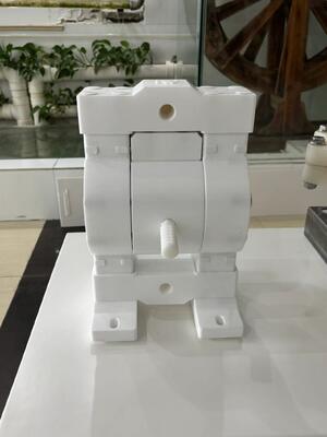 Настраиваемый пневматический мембранный насос из ПТФЭ для низкого давления в химической промышленности для сточных вод