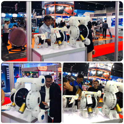 Алюминиевый мембранный насос с пневматическим приводом и производительностью 57 л/мин для очистки воды