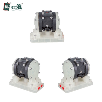 1/4" насос диафрагмы PVDF для химической устойчивой кислоты мини