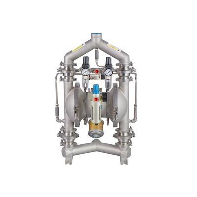 Легкий пневматический диафрагменный насос черного цвета с производительностью 192 л/мин для перекачки жидкостей