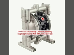 230 FT Lift Eco Friendly Chemical Metering Diaphragm Pump с частотой потока 100 л/мин